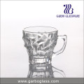 6oz Tea Glass Mug Engraved with Pyramid Design